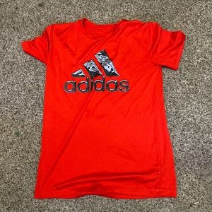 Red Adidas shirt
